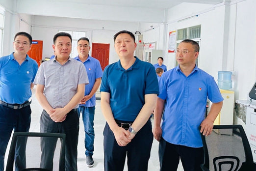 宜昌市國資委黨委書記、主任黃智華一行到礦業(yè)公司現(xiàn)場調(diào)研